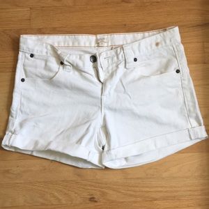 J. Crew white shorts